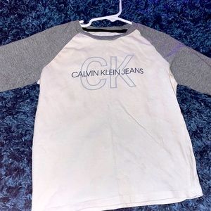 Size 5 grey and white CK long sleeve